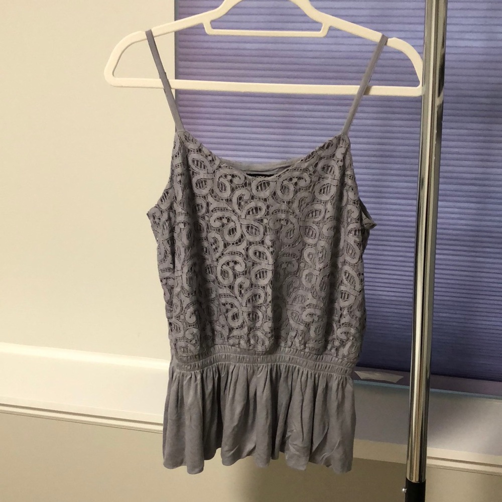 Express peplum tank